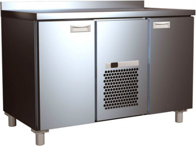 Холодильный стол Carboma 700 RAL ONE SIDE T70 M2-1 9006/9005 2 двери (2GN/NT Полюс) на сайте Белторгхолод