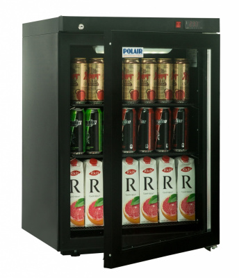 Шкаф холодильный POLAIR DM102-Bravo чёрный с замком на сайте Белторгхолод