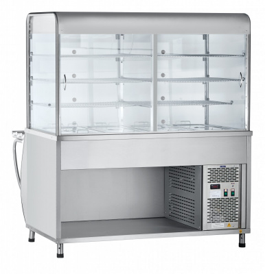 Прилавок-витрина холодильный Abat ПВВ(Н)-70М-С-НШ на сайте Белторгхолод