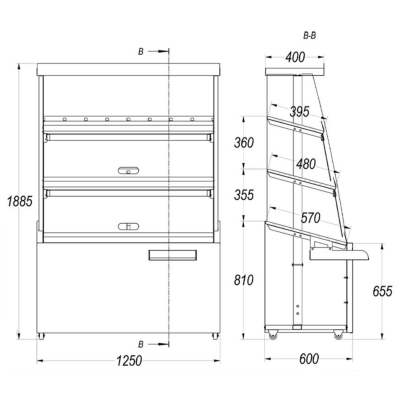 Стеллаж хлебный Stahler Bakery 1250 (N-DB 06601218) на сайте Белторгхолод